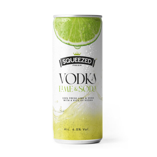 Vodka Lime and Soda